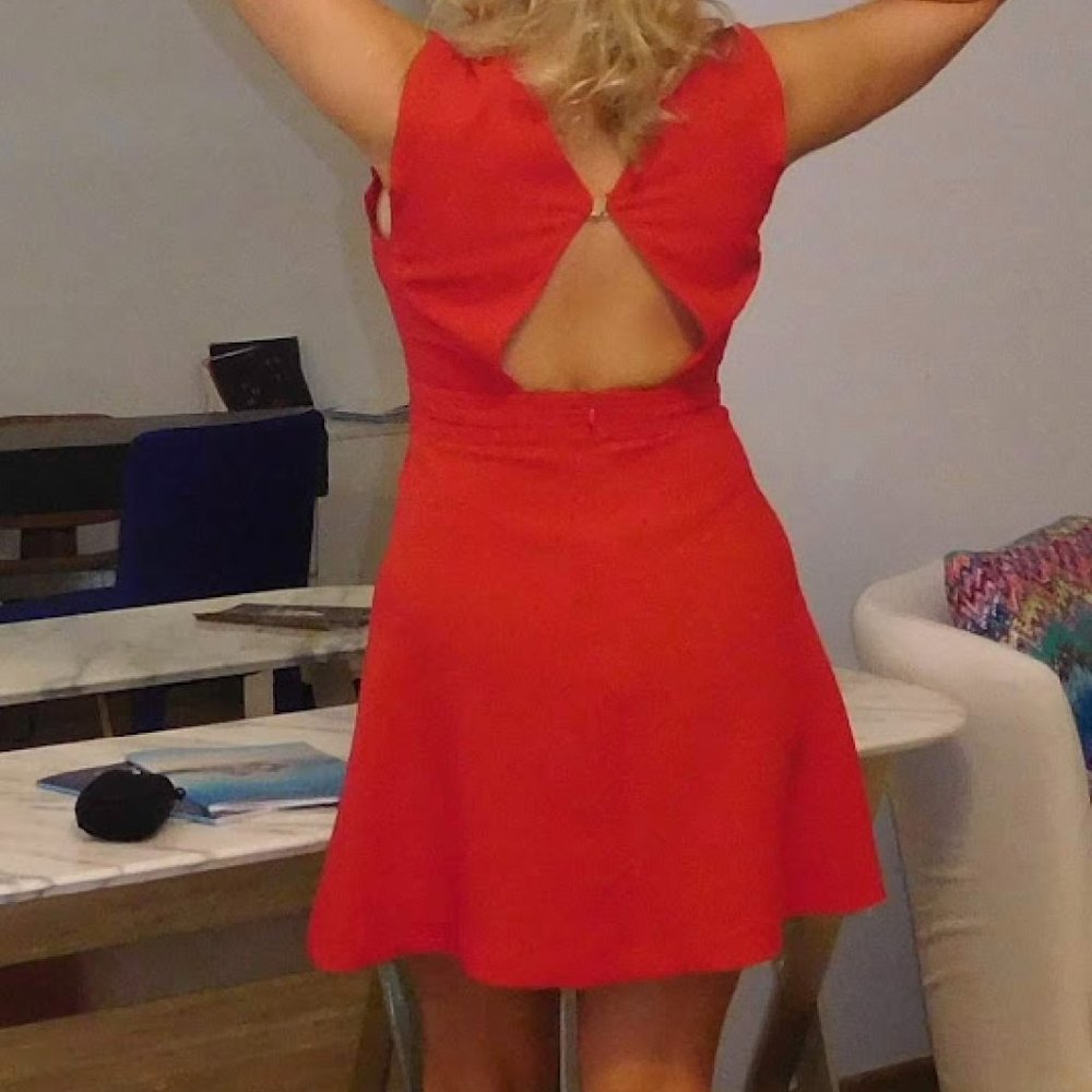 Sandro Paris Red Dress